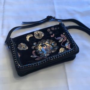 New velvet and faux leather sequins